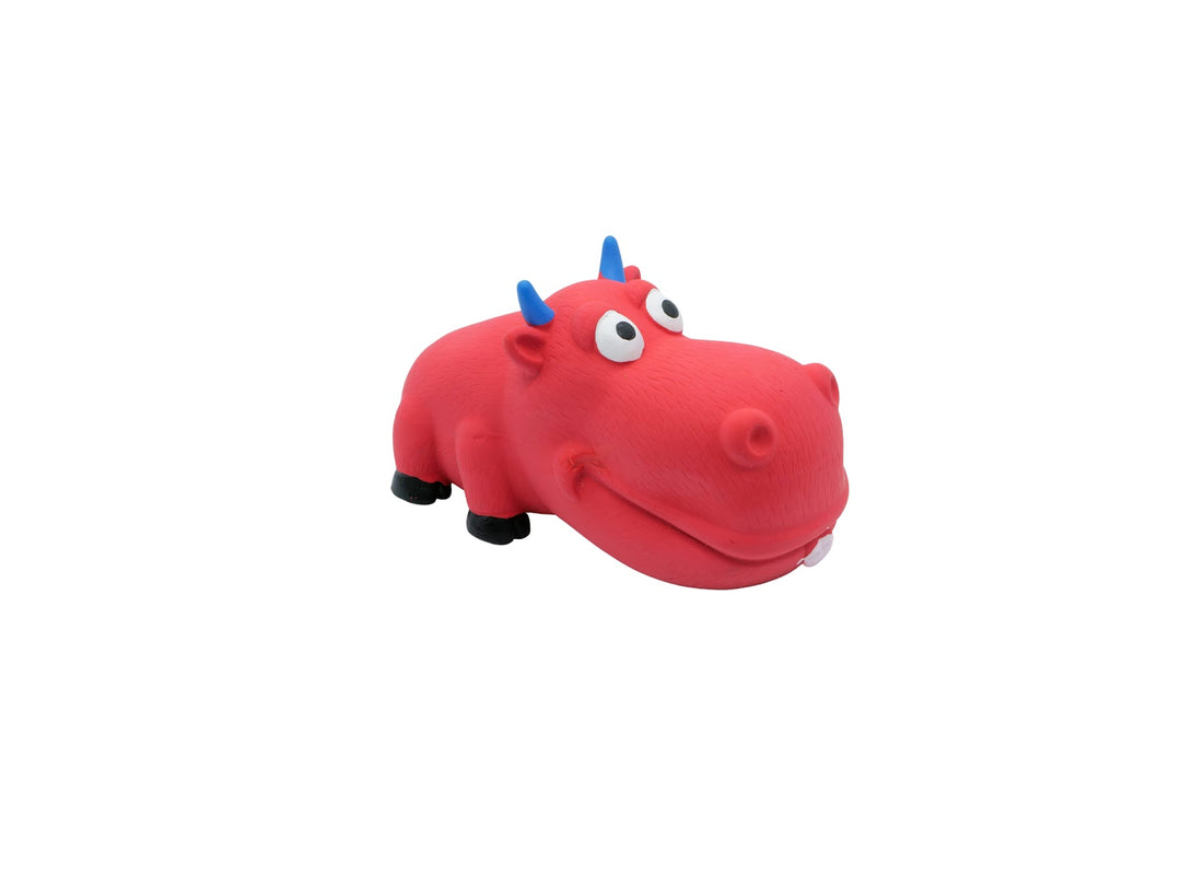BUD'Z Jouet Chien Taureau Squeaker 7" Rouge