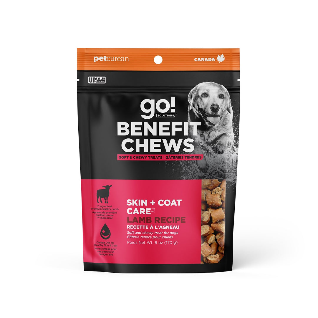 GO! Gâteries Chien Soins Peau & Pelage Agneau 170g