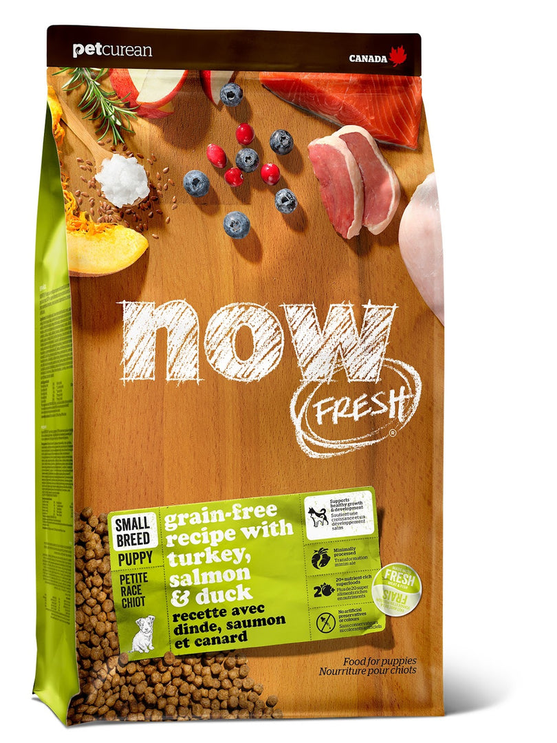 NOW FRESH Chiot PR Dinde, Saumon & Canard SG 2.72kg