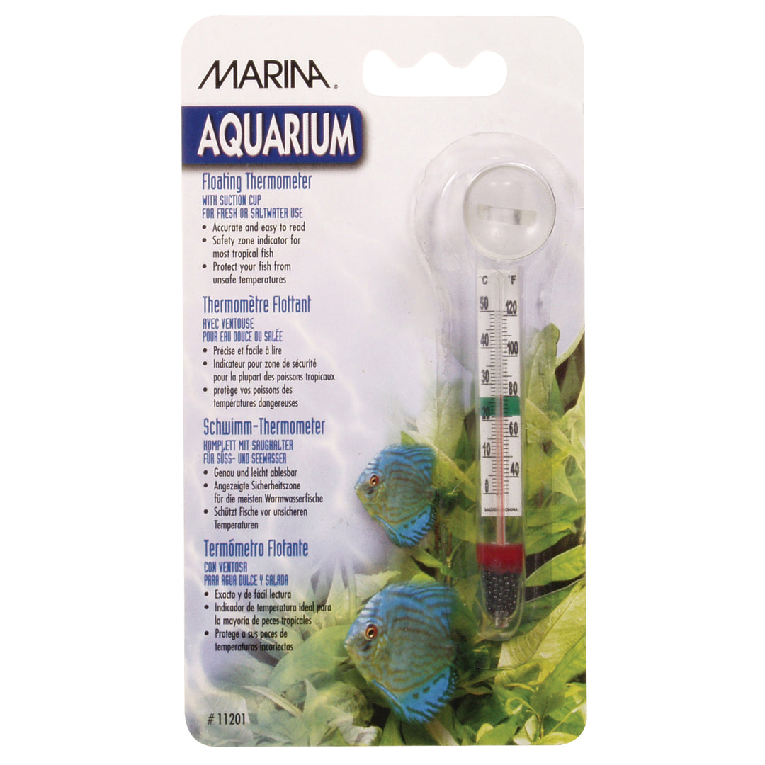 MARINA Thermomètre Flottant/Ventouse S pour Aquarium