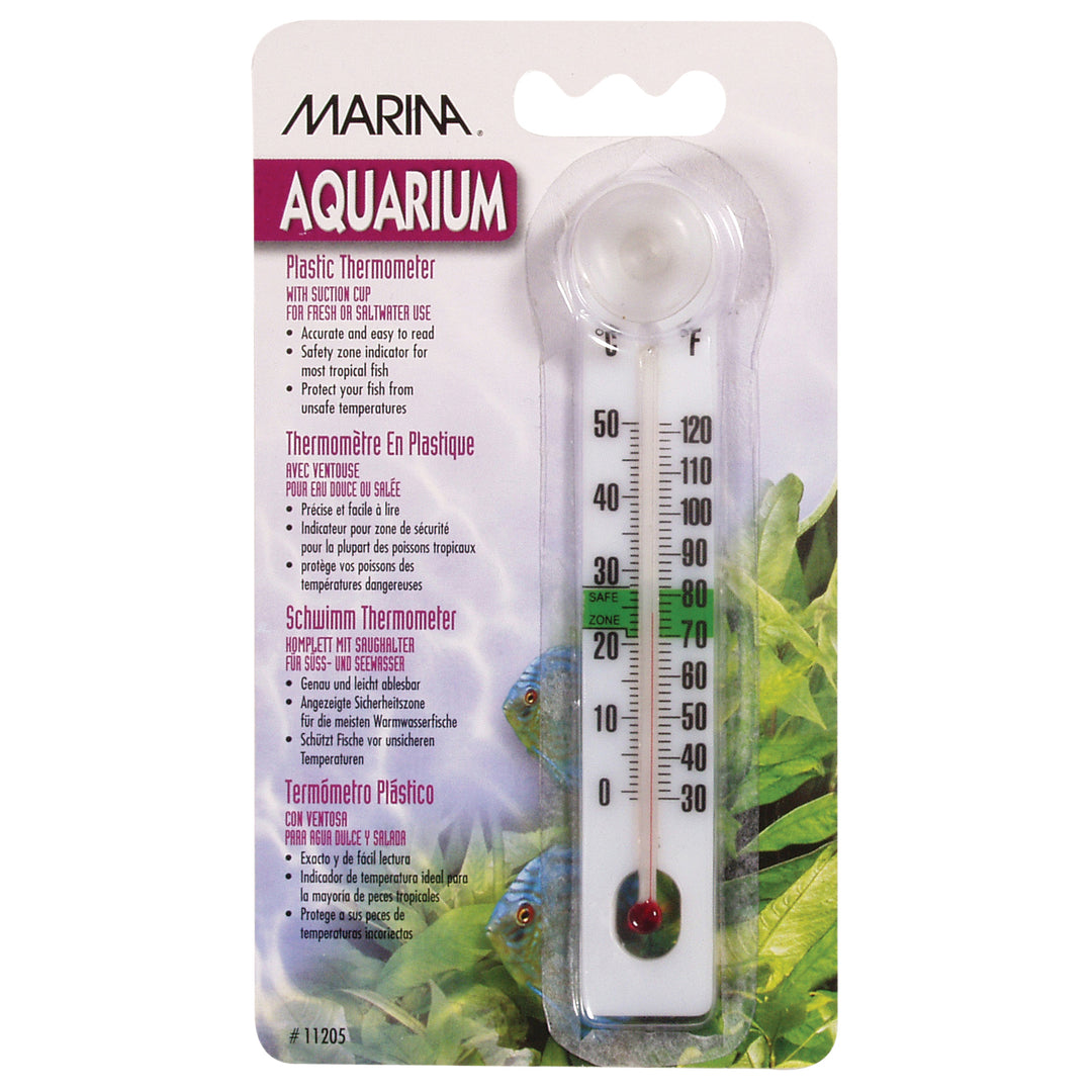 MARINA Thermomètre Plastique/Ventouse pour Aquarium