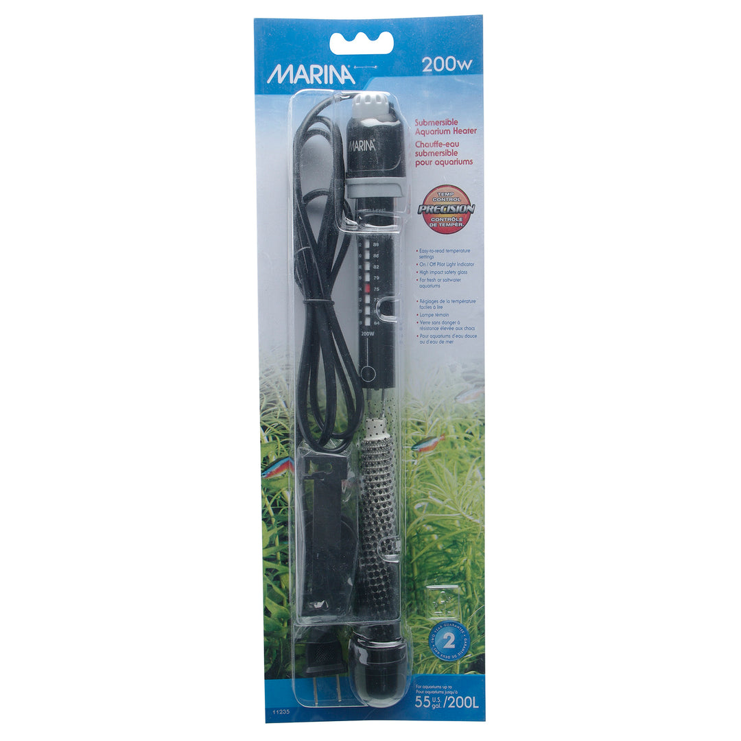 MARINA Chauffe-Eau Submersible 200W 10.5" pour Aquarium