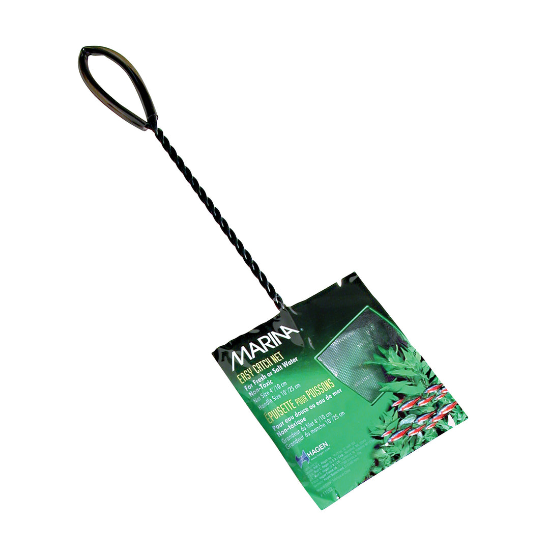 MARINA Easy Catch Épuisette Noire 4" pour Aquarium