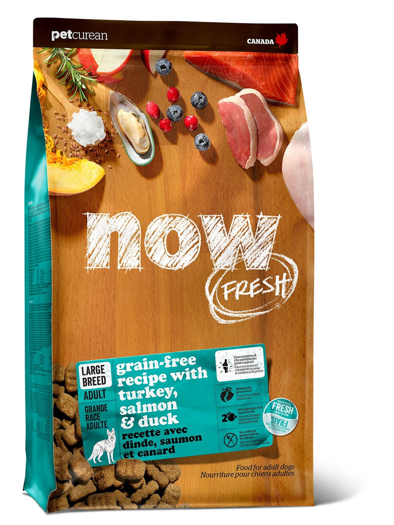 NOW FRESH Chien GR Dinde, Saumon & Canard SG 5.45kg