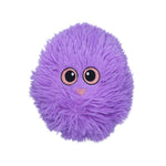Voir l’image dans la galerie, BUD&#39;Z Jouet Chien Grosse Balle Joufflue 3 Tissus en Peluche 18cm Mauve
