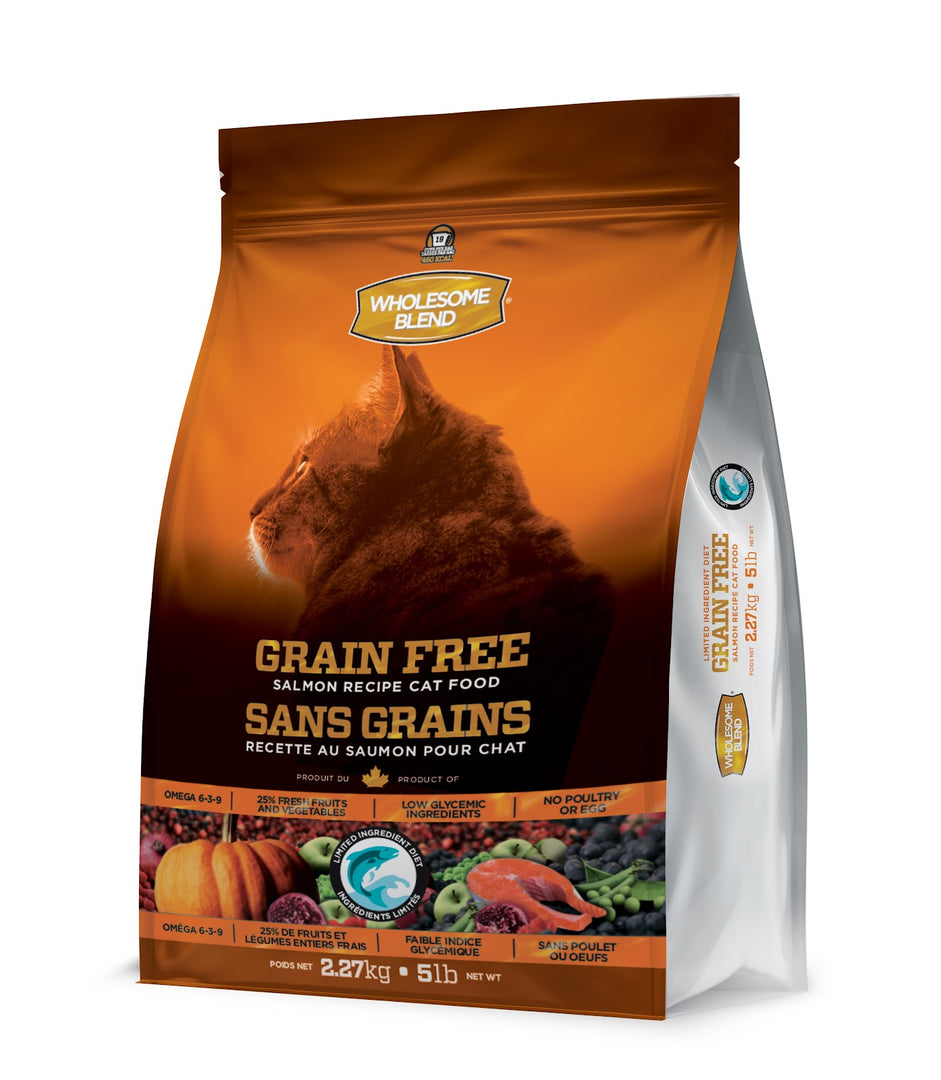 Wholesome Blend Chat LID Saumon SG 2.27kg