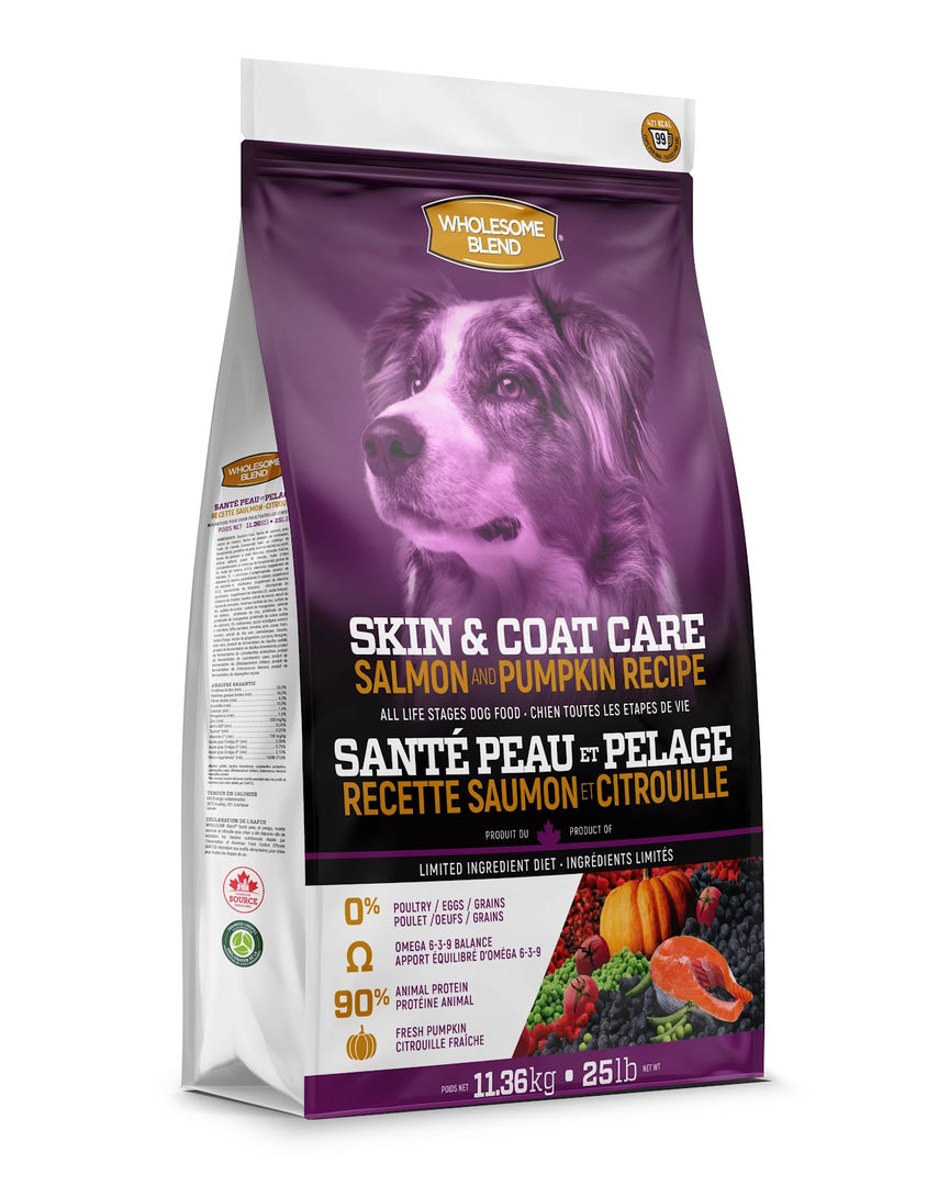 WB SANS GRAINS Chien Santé Peau & Pelade 11.36kg