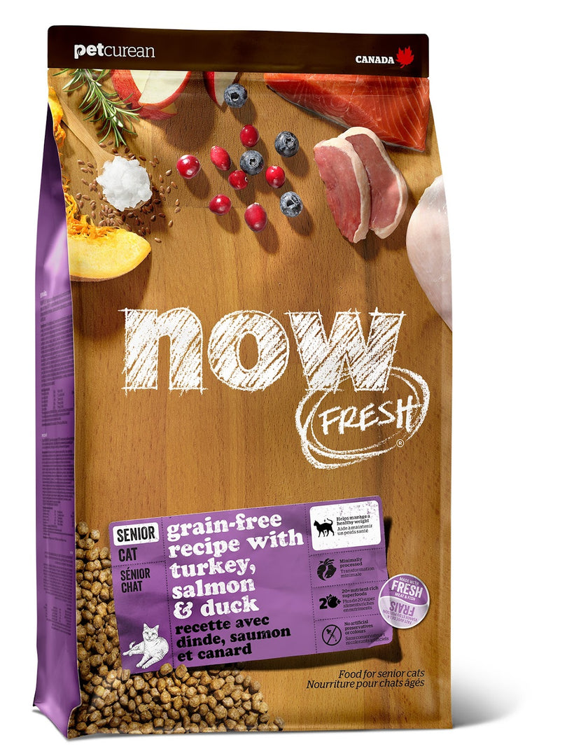 NOW FRESH Chat Sénior Dinde, Saumon & Canard SG 7.27kg