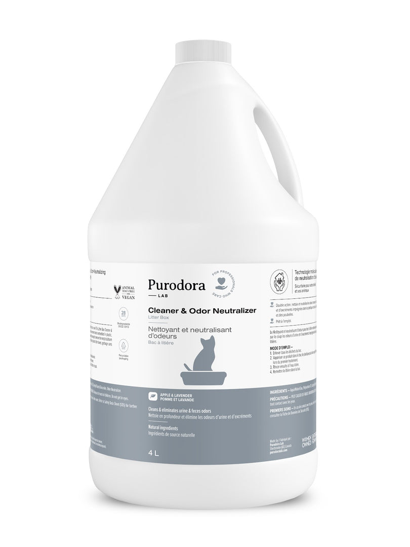 PURODORA Neutralisant Odeurs Bac à Litière 4L