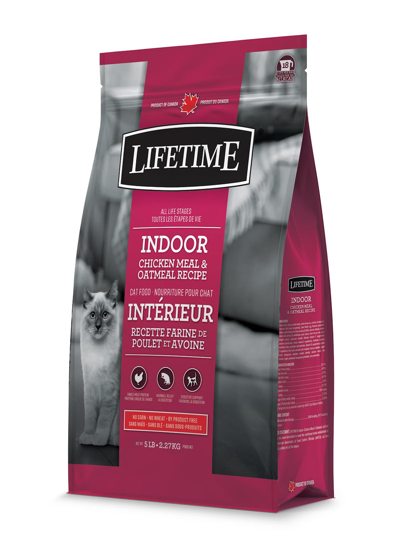 LIFETIME Chat d'Intérieur Poulet & Avoine 2.27kg