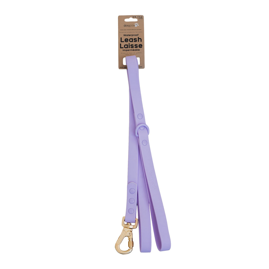 DEXYPAWS Laisse Imperméable Lilas 6'