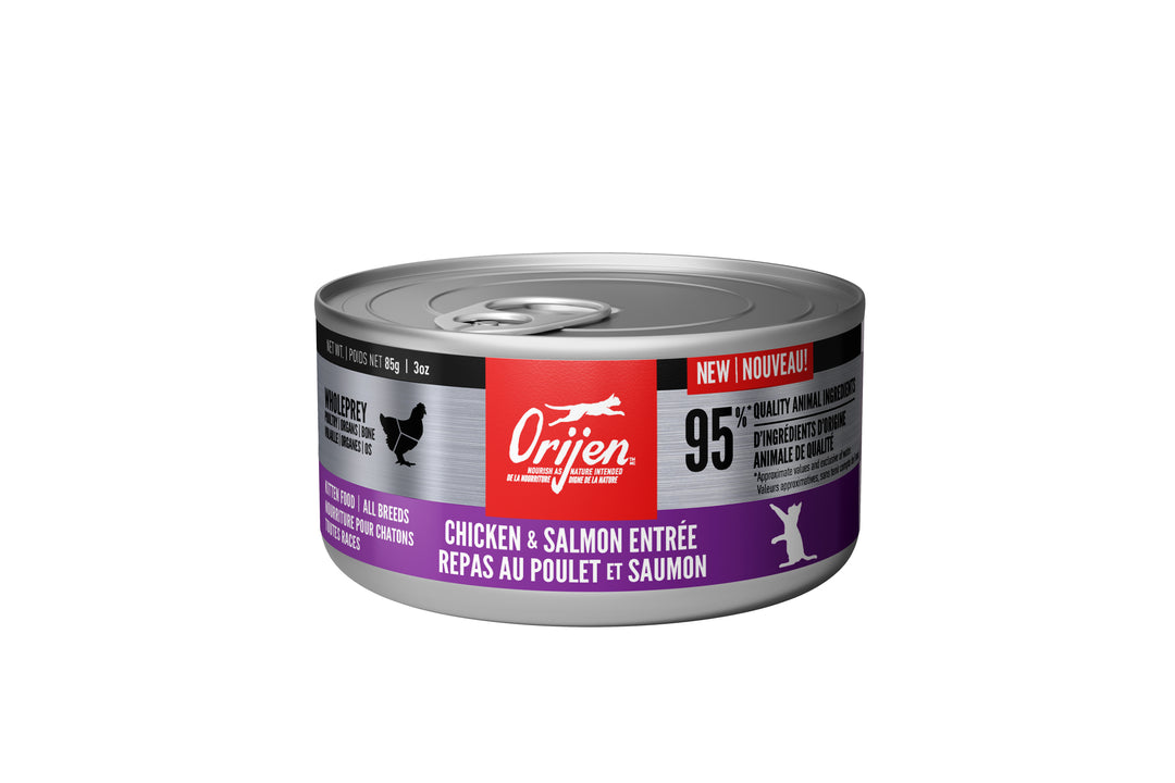 Orijen - Chaton Poulet et Saumon en Pâté - Nourriture Humide Sans Grains pour Chats