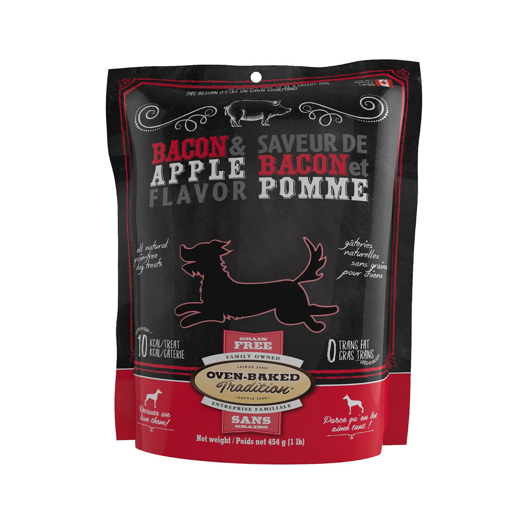 OBT Gâteries Chien Biscuits Bacon & Pommes SG 454g