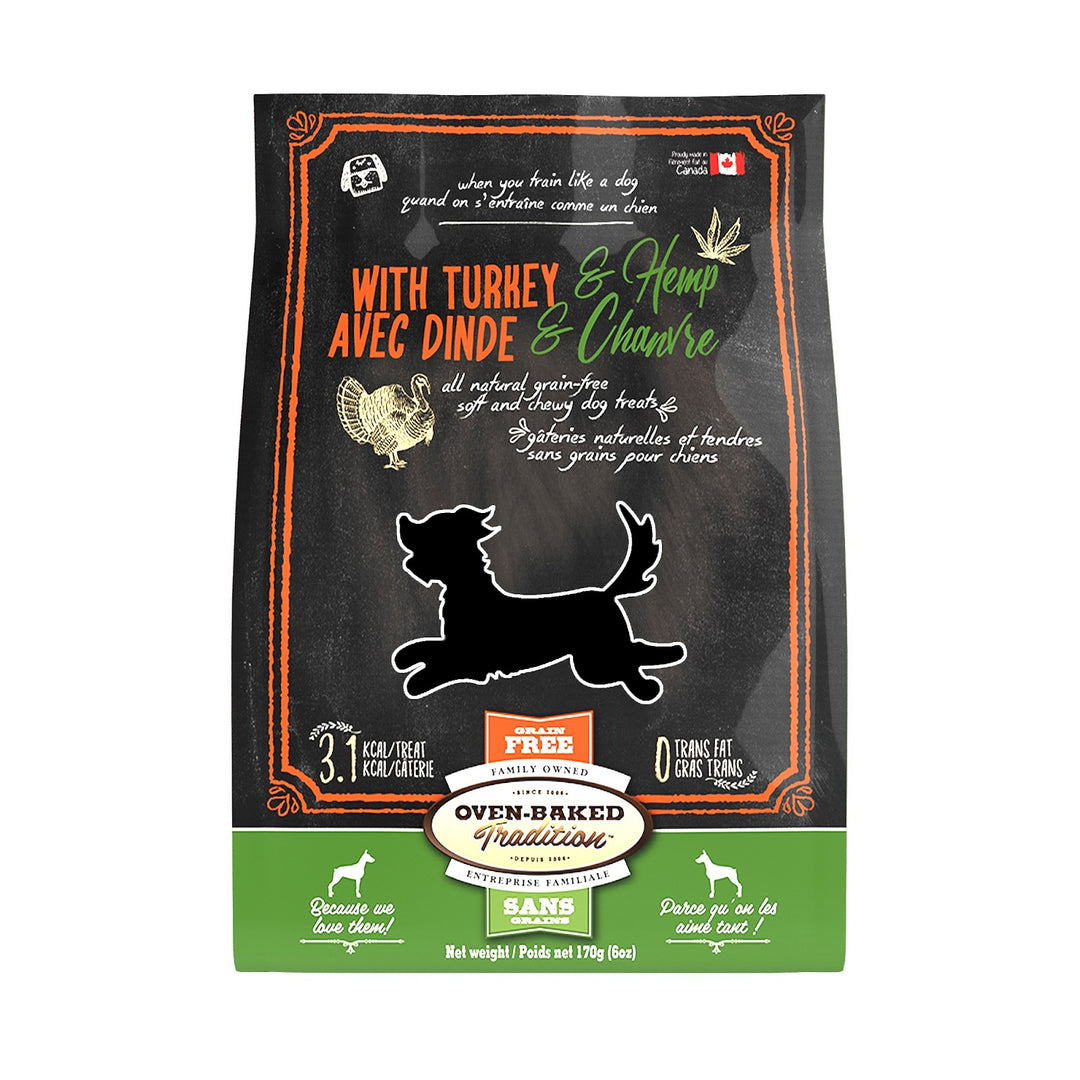 OBT Gâteries Chien Tendre Dinde & Chanvre SG 170g