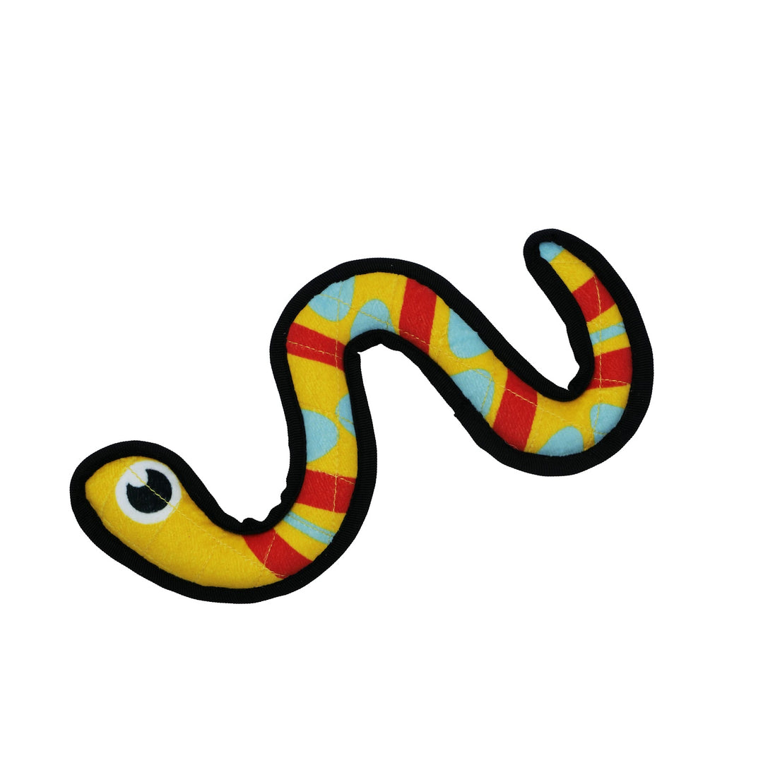 BUD'Z Jouet Chien Ver Coloré 12"