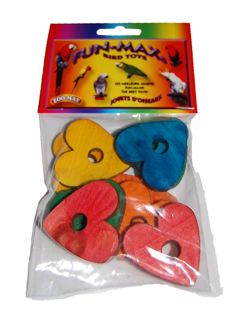 ZOO-MAX Jouet Oiseaux Coeurs de Pin 1.75"