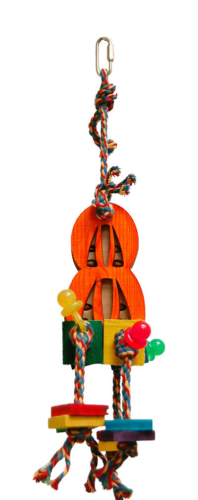 FUNMAX Jouet Oiseaux Peanut-Ti 18x4"