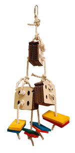 Voir l’image dans la galerie, FUNMAX Jouet Oiseaux 3 Pain d&#39;Amandes 18x8&quot;
