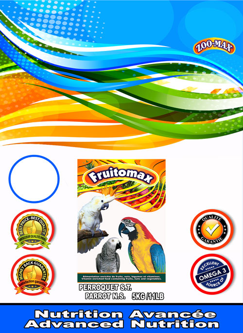 FRUITOMAX Nourriture Perroquet Sans Tournesol 5kg