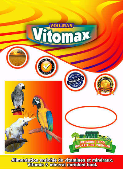 VITOMAX Nourriture Perroquet 18kg