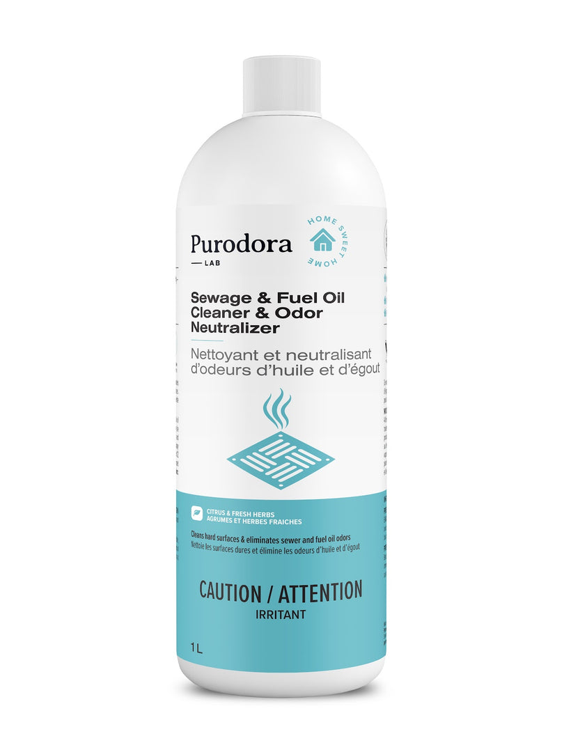 PURODORA Neutralisant Odeurs Huile & Égouts 1L