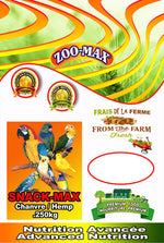 Voir l’image dans la galerie, ZOO-MAX Snack-Max Gâteries Oiseaux Chanvre 250g
