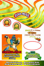 Voir l’image dans la galerie, ZOO-MAX Snack-Max Gâteries Oiseaux Ananas en Dé 325g
