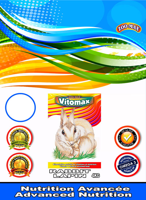 VITOMAX Nourriture Lapin 4kg
