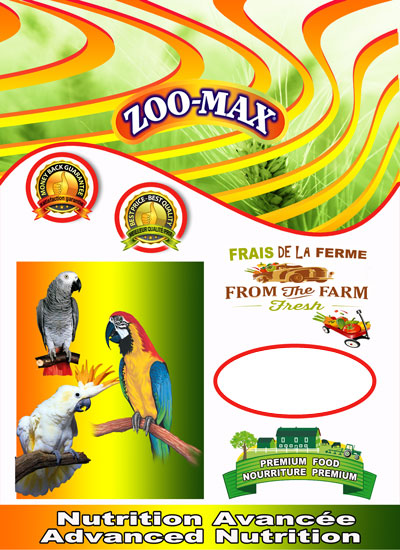 ZOO-MAX Nourriture Performance Max Perroquet Naturel 4kg