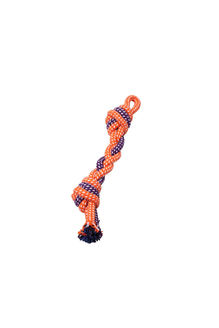 BUD'Z Jouet Chien Corde Tressé/2 Noeuds 11.5"
