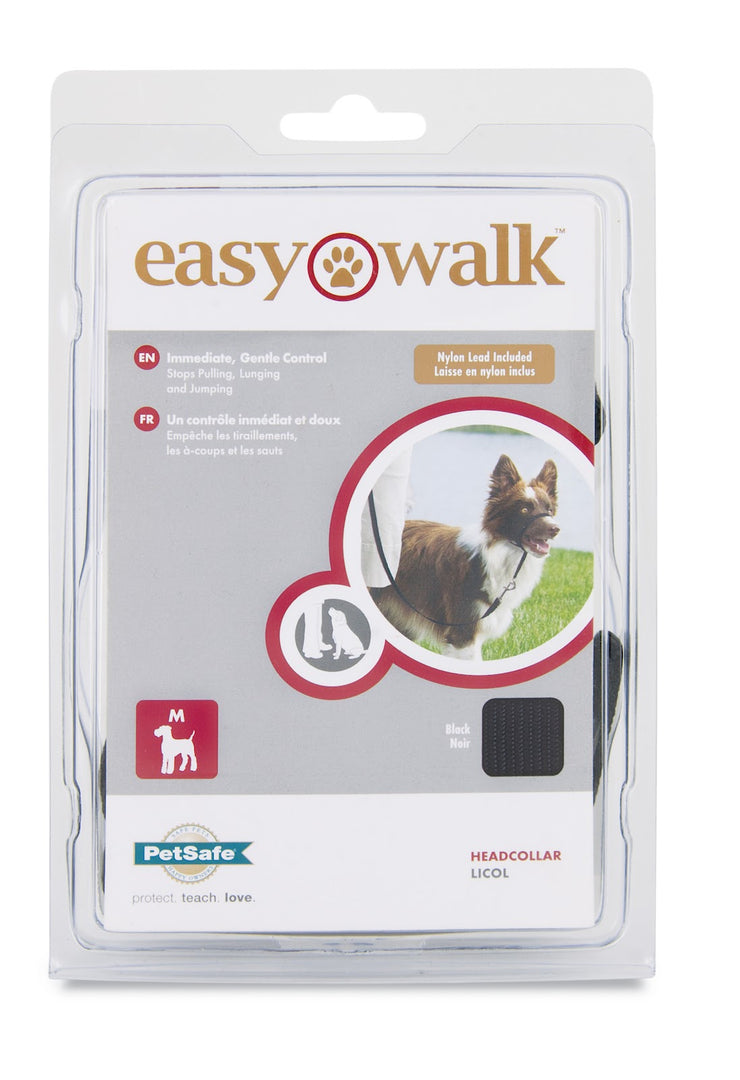EASY WALK Collier Licou Noir M
