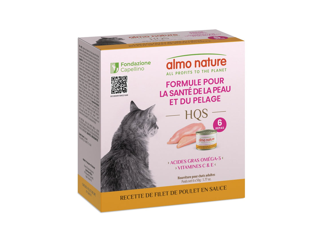 ALMO HQS FORMULE SOUTIEN Chat P&P, Poulet en Sauce 24x50g