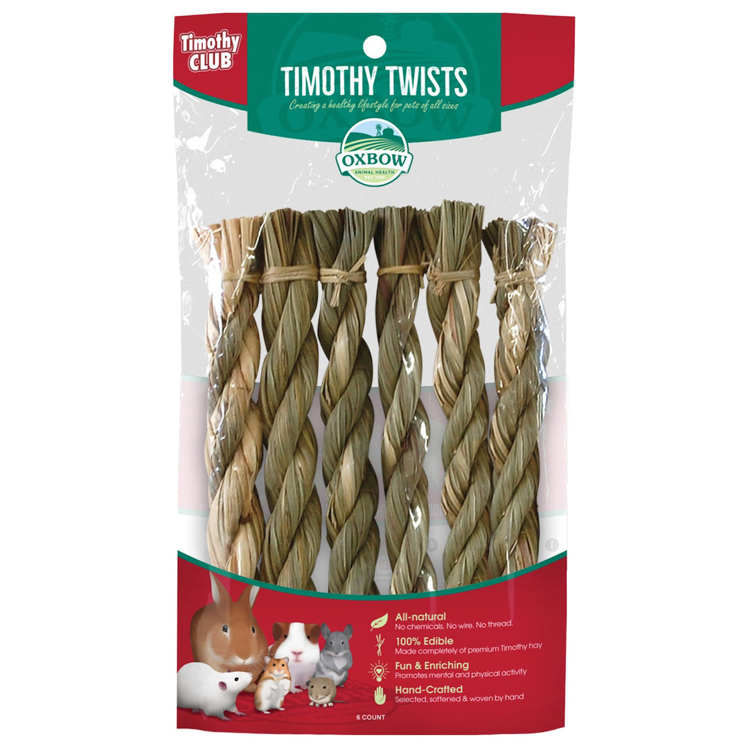 OXBOW TIMOTHY CLUB Tortillon de Foin Timothy pour Rongeur