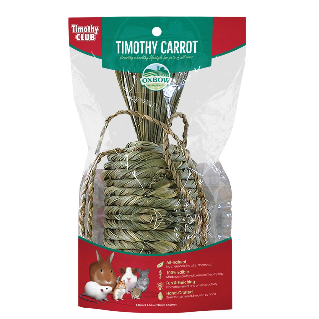 OXBOW TIMOTHY CLUB Carotte de Foin Timothy pour Rongeur