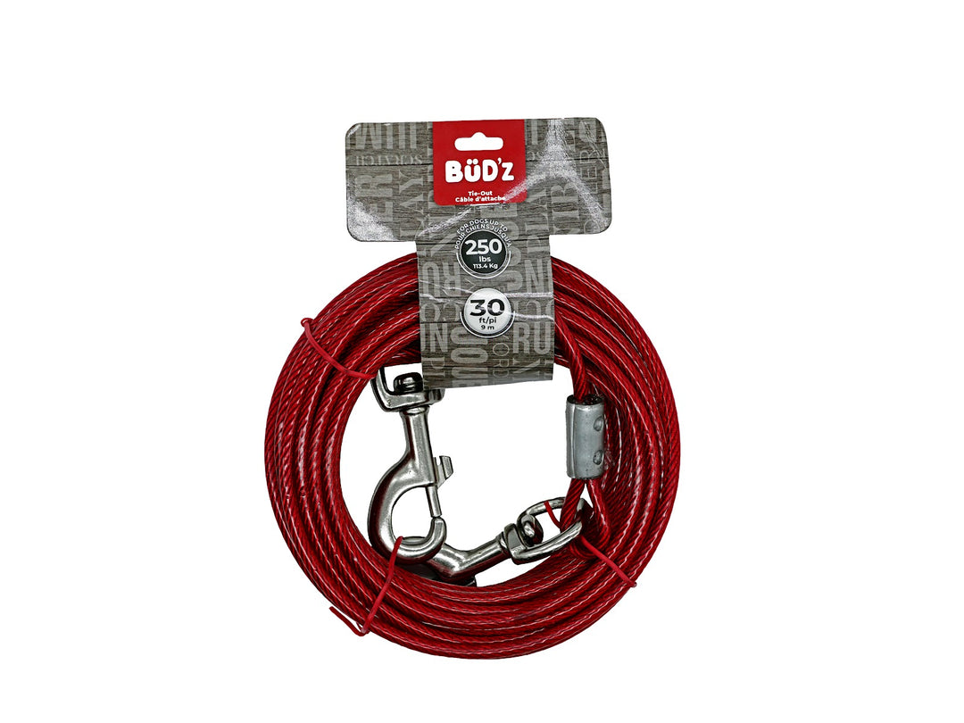BUD'Z Câble Attache 30' < 250lb