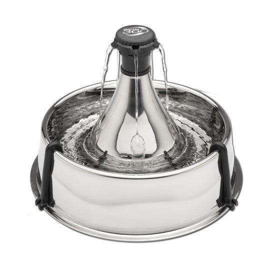 DRINKWELL Fontaine 360 Dégres en Acier Inoxydable 3.8L