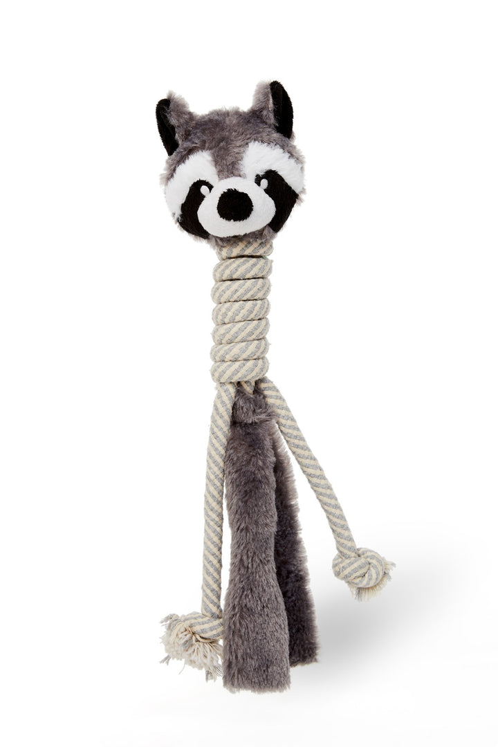 BUD'Z Jouet Chien Corde Râton Laveur Long Cou 15"