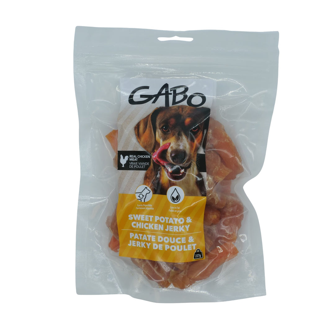GABO Gâteries Chien PD & Jerky de Poulet 227g