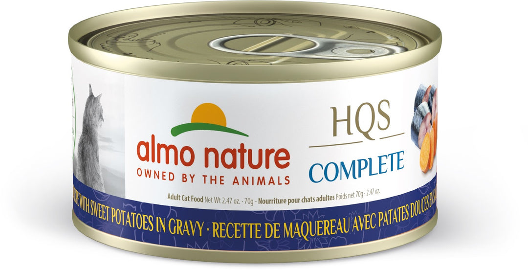 ALMO HQS COMPLETE Chat Maquereau & PD en Sauce 70g