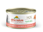Voir l’image dans la galerie, ALMO HQS NATURAL Chat Saumon au Bouillon 70g
