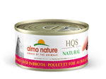 Voir l’image dans la galerie, ALMO HQS NATURAL Chat Poulet &amp; Foie au Bouillon 70g
