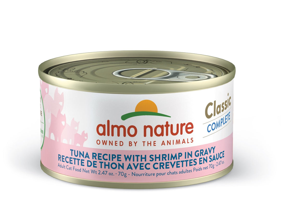 ALMO CLASSIC COMPLETE Chat Thon & Crevettes en Sauce 70g