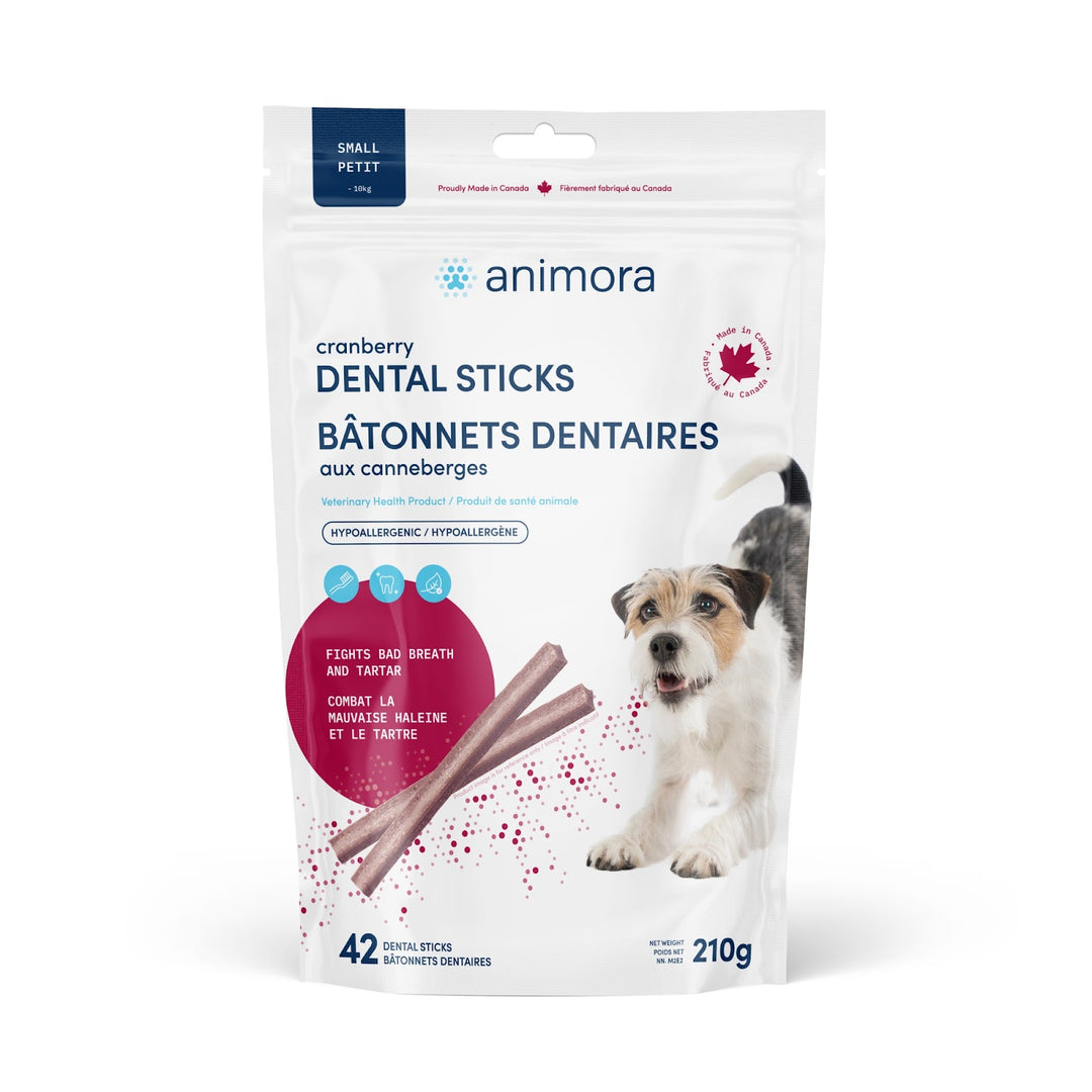 ANIMORA Gâteries Chien Bâtonnets Canneberges S 210g