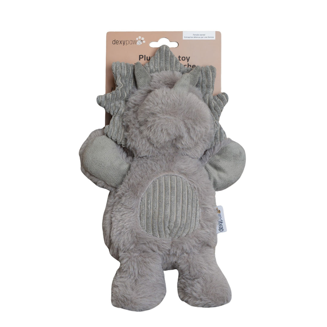 DEXYPAWS Jouet Chien Peluche Stégosaure