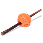 Voir l’image dans la galerie, MESSY MUTTS Jouet Totally Pooched Stuff &#39;N Brush Balle Orange
