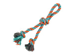 Voir l’image dans la galerie, BUD&#39;Z Jouet Chien Corde Double 3 Nœuds 23.5&quot; Orange &amp; Bleu L
