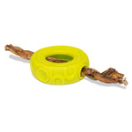 Voir l’image dans la galerie, MESSY MUTTS Jouet Totally Pooched Stuff &#39;N Brush Pneu Vert
