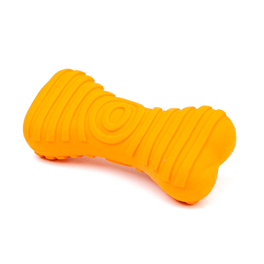 BUD'Z Jouet Chien Os Squeaker 4.3" Orange