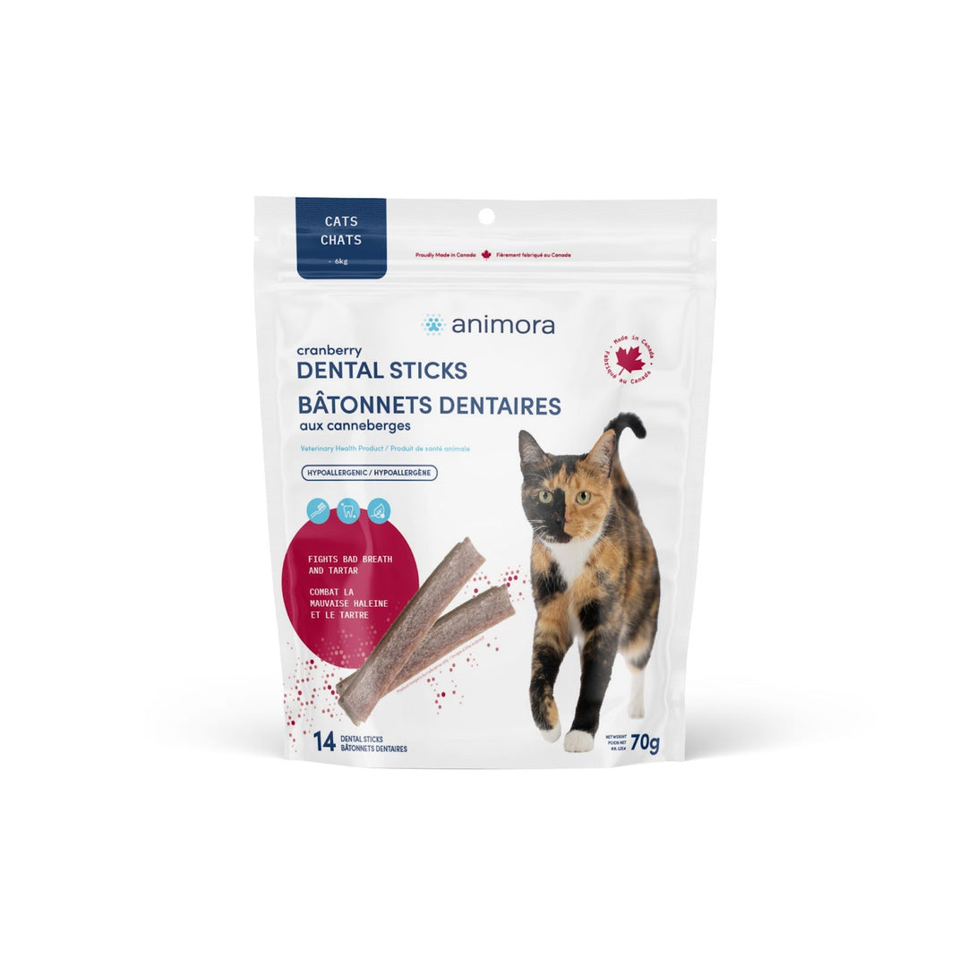 ANIMORA Gâteries Chat Bâtonnets Canneberges 70g