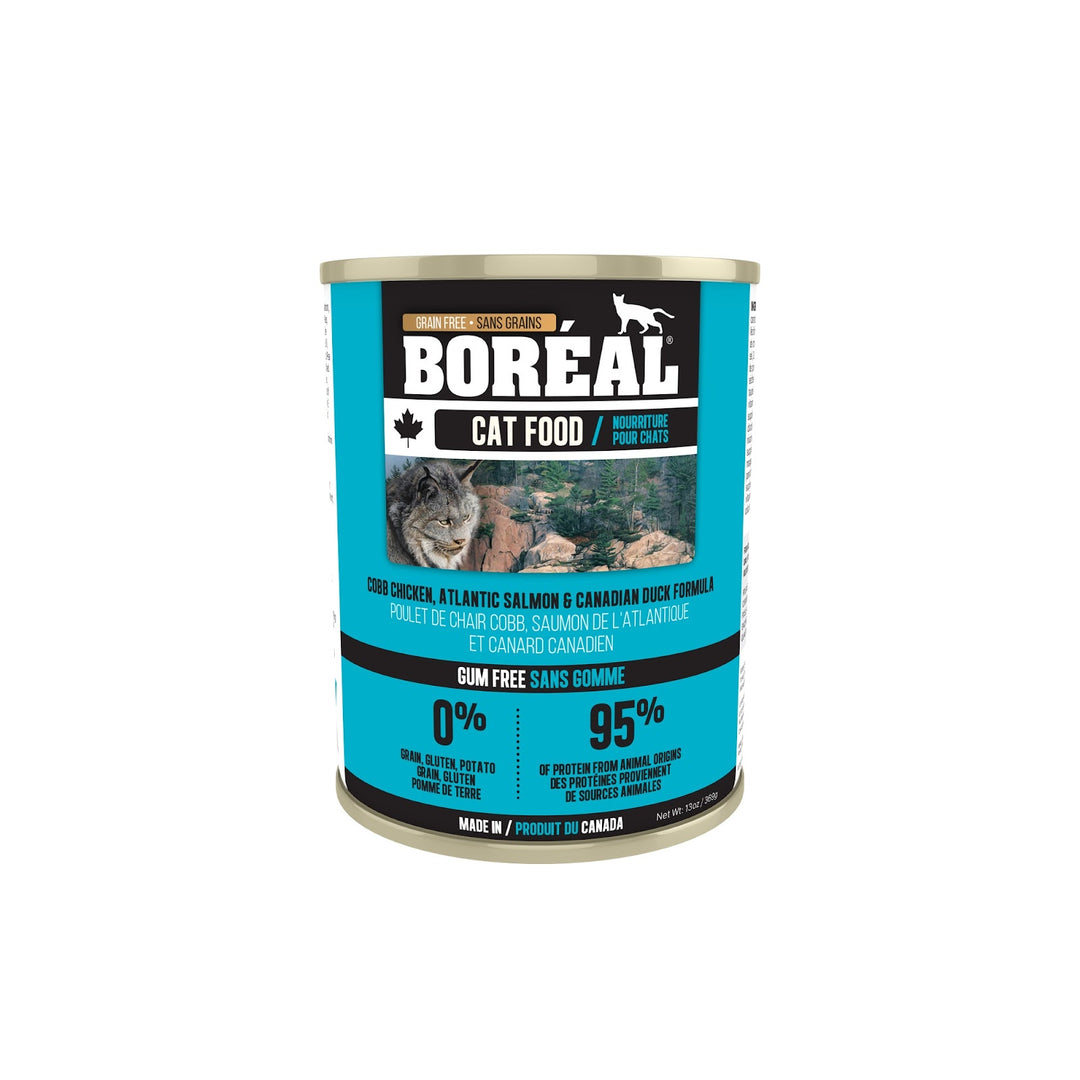 BOREAL Chat Pâté Poulet, Saumon & Canard SG 369g